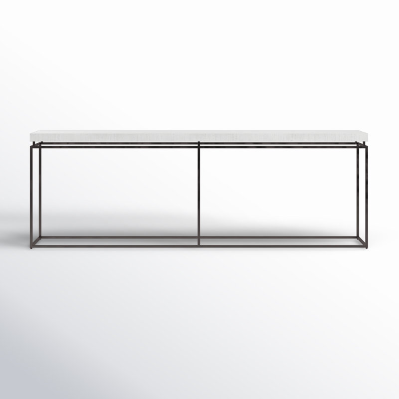 Bilbrook 80'' Solid Wood Console Table, White