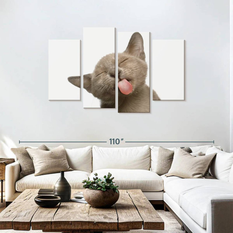 Brampt Cat's Tongue, 48" H x 75" W