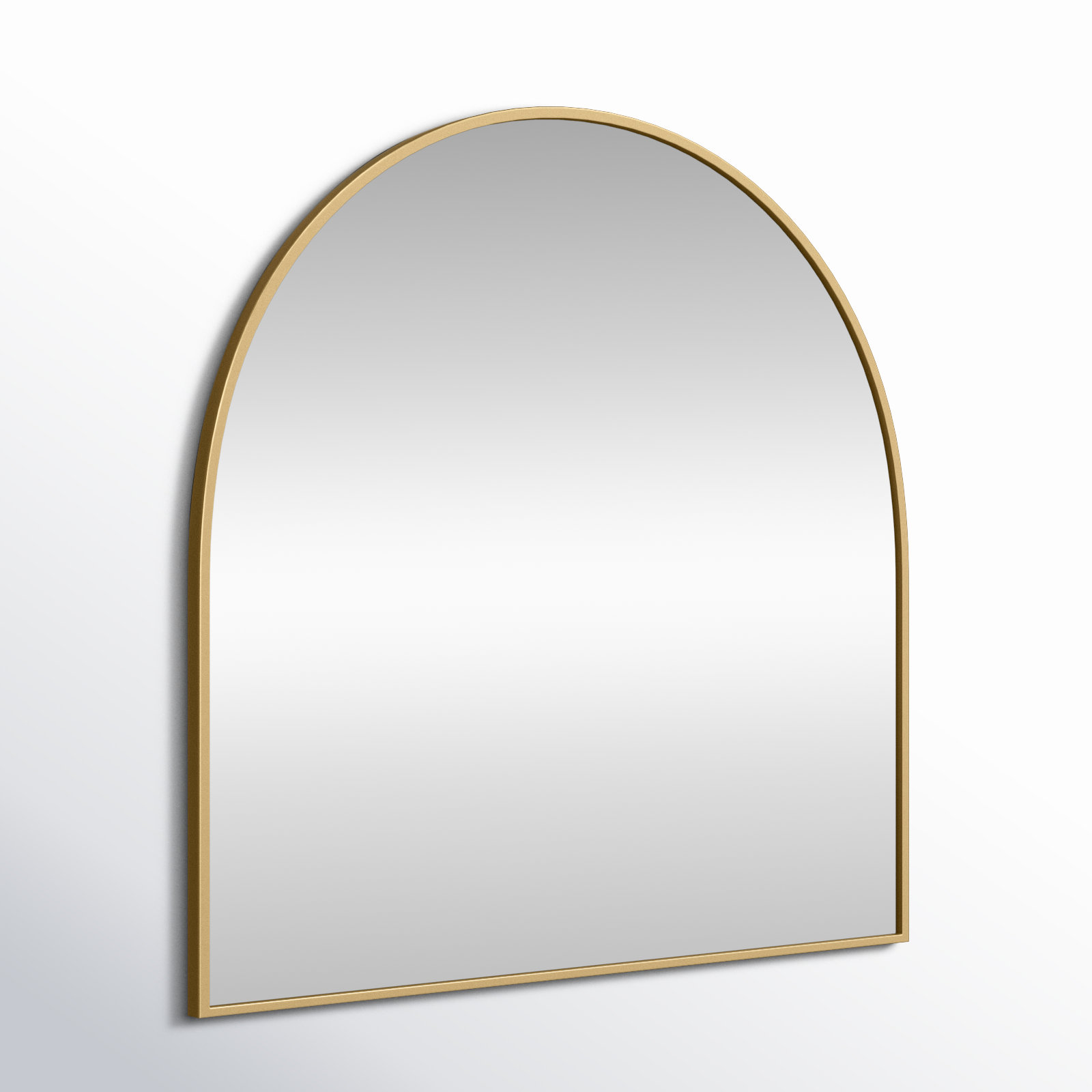Sabine 36" Accent Mirror, Brass, 36" x 36"