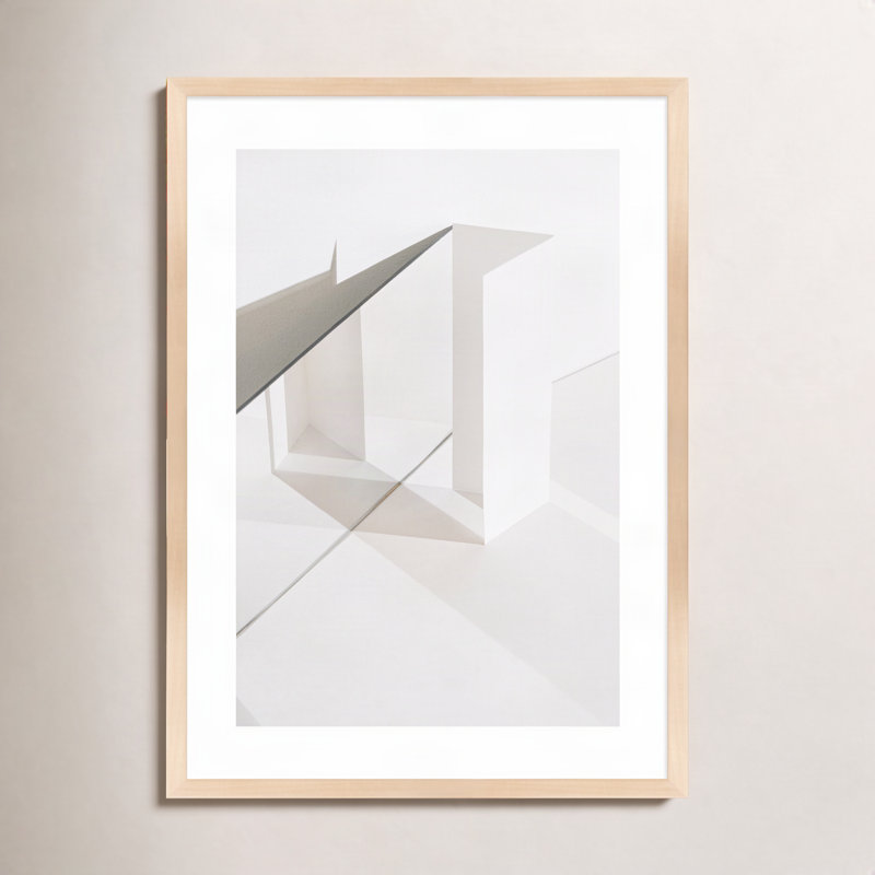 SV02507_Clean Slate As An Object 5 By Svetlana Smirnova - Framed Wall Art, Maple Framed, 20" H x 14" W x 1.25" D