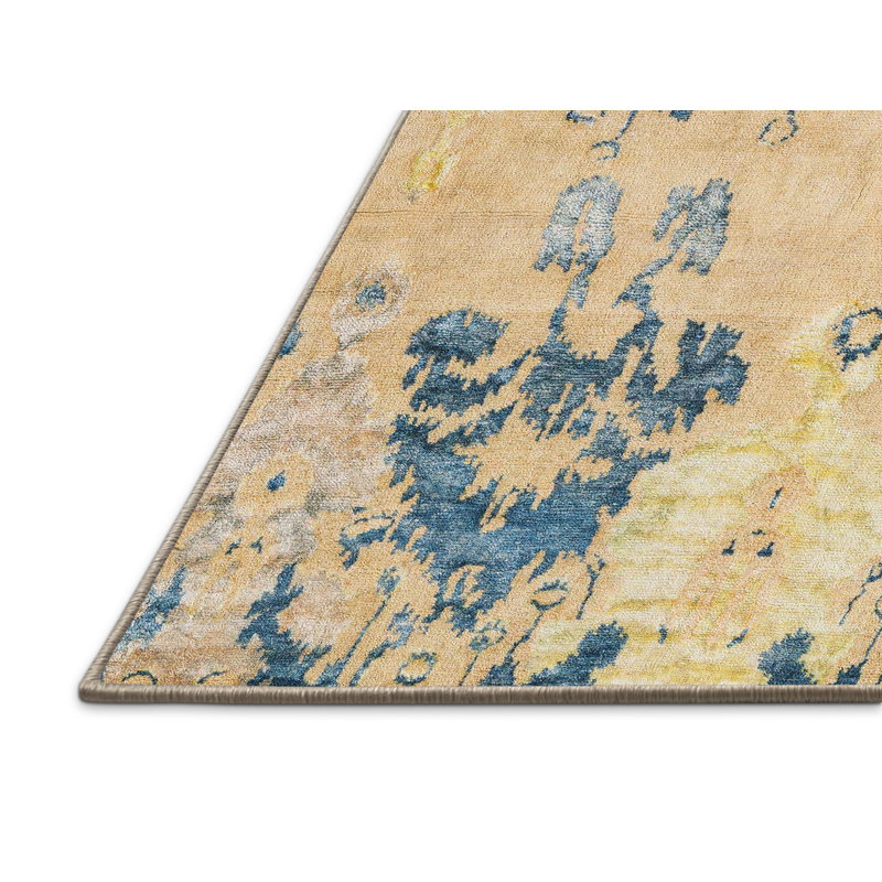 Abstract Indoor Rug, Rectangle 4' x 6'