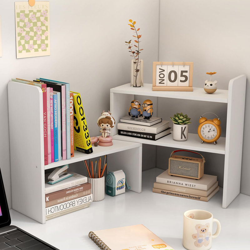Manufactured Wood Desk Organiser, White