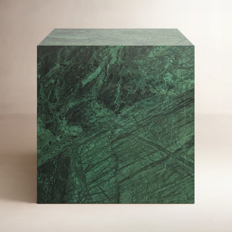 Bolzano Marble End Table, Green
