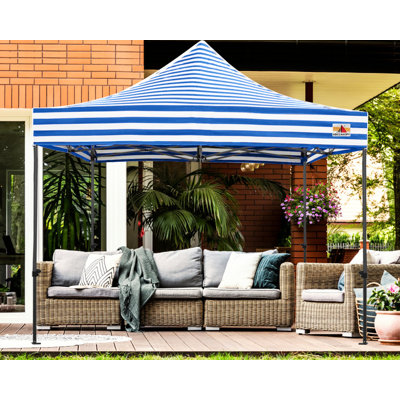 Commercial 10 Ft. W x 10 Ft. D Metal Pop-Up Canopy The Pop Up Canopies