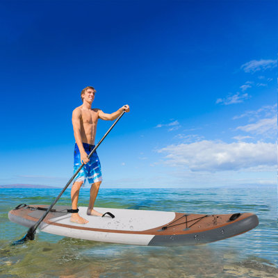 Inflatable Stand Up Paddle Board Ultra-Light Yoga SUP with Non-Slip Deck Pad, Premium Accessories