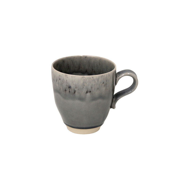 Madeira Handmade Stoneware Coffee Mug, Gray