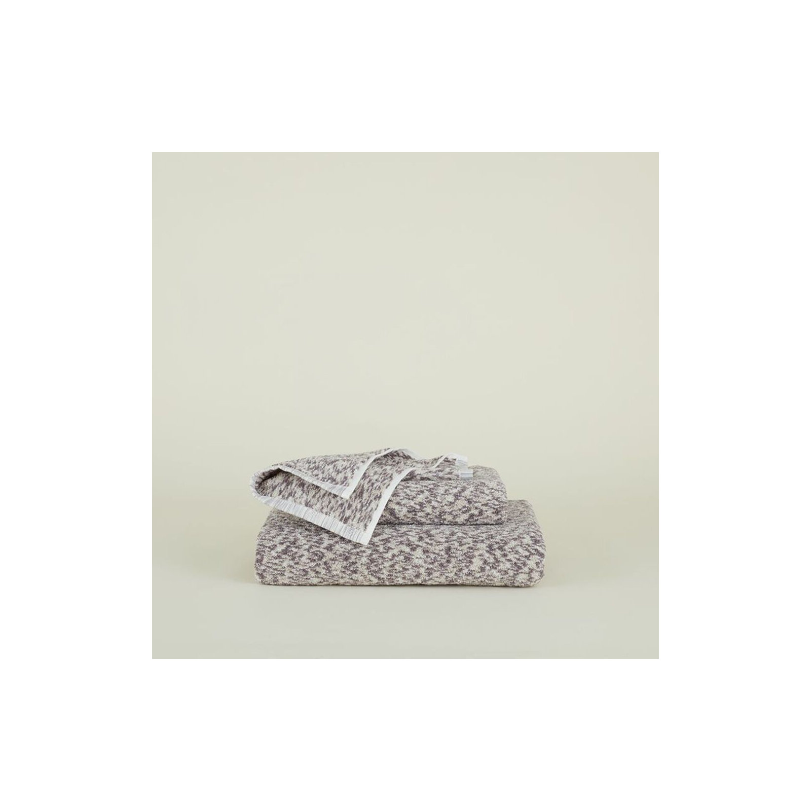  Cotton, Light Gray/Dark Gray, Bath Towel - 1 Pack