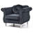 Farney Velvet Swivel Armchair-1524515538