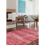 Tapis rouge foncé Melis 3 pi 9 po x 6 pi 7 po