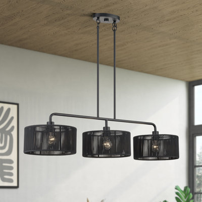 Yount Black Extra Large Linear Chandelier