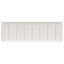 Banc rembourré capitonné Mira Vanilla Boucle