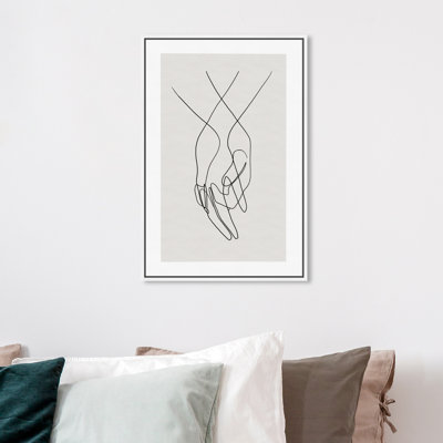 «Hands Shapes», impression sur toile