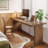 Walnut Rectangular Solid Wood desks-1128890940