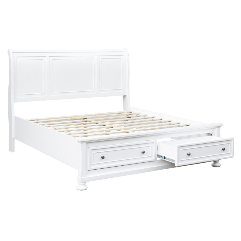 Willow Ridge Lavenia Storage Sleigh Bed, Queen