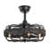 18" Rattan Caged Ceiling Fan with Light Kit and Remote