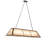 60" Long Tri-Panel Oblong Pendant