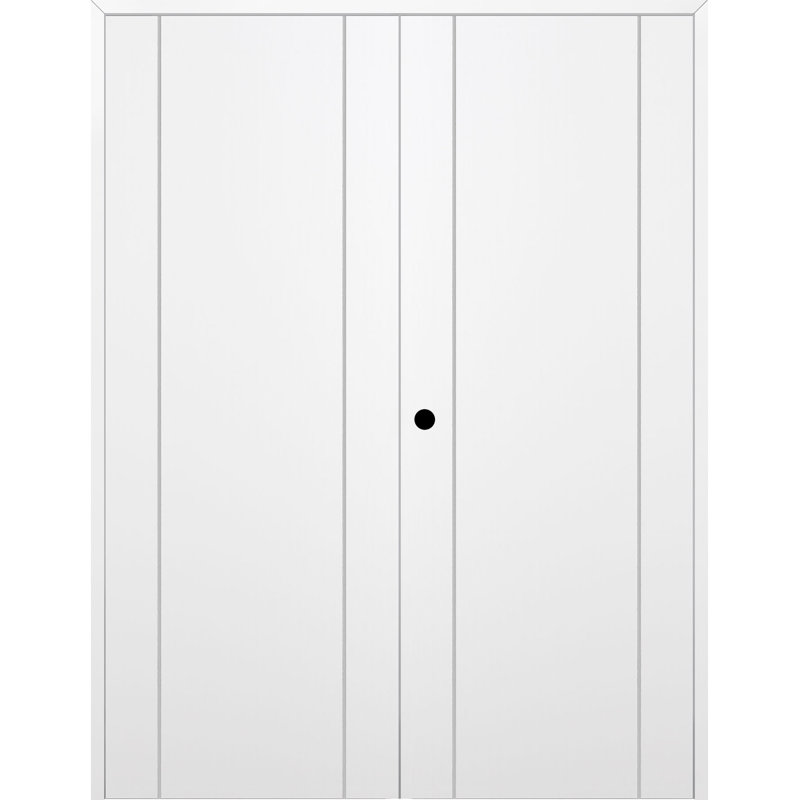 Porte double Smartart 2U Smartart, À droite, 59,5 po x 79,37 po