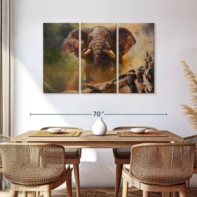 Brampt Elephant's Dream, 36" H x 57" W