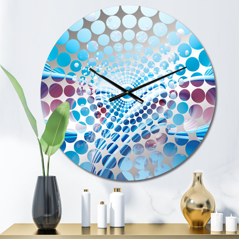 Bartie - Horloge murale abstraite fractale, Petit