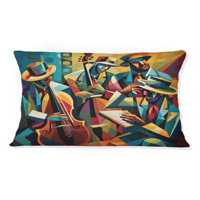 Coussin décoratif Jazz Performance On Stage I - Music Jazz