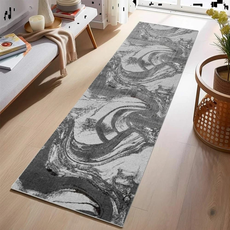 Abstract Area Rug, Rectangle 200 x 290 cm