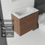 Meuble-lavabo suspendu de 56 cm (22 po), armoire murale en contreplaqué avec lavabo en céramique et portes à fermeture en douceur pour petites salles de bain-1086934958