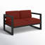 Avion Loveseat - Black-247300374-267548411