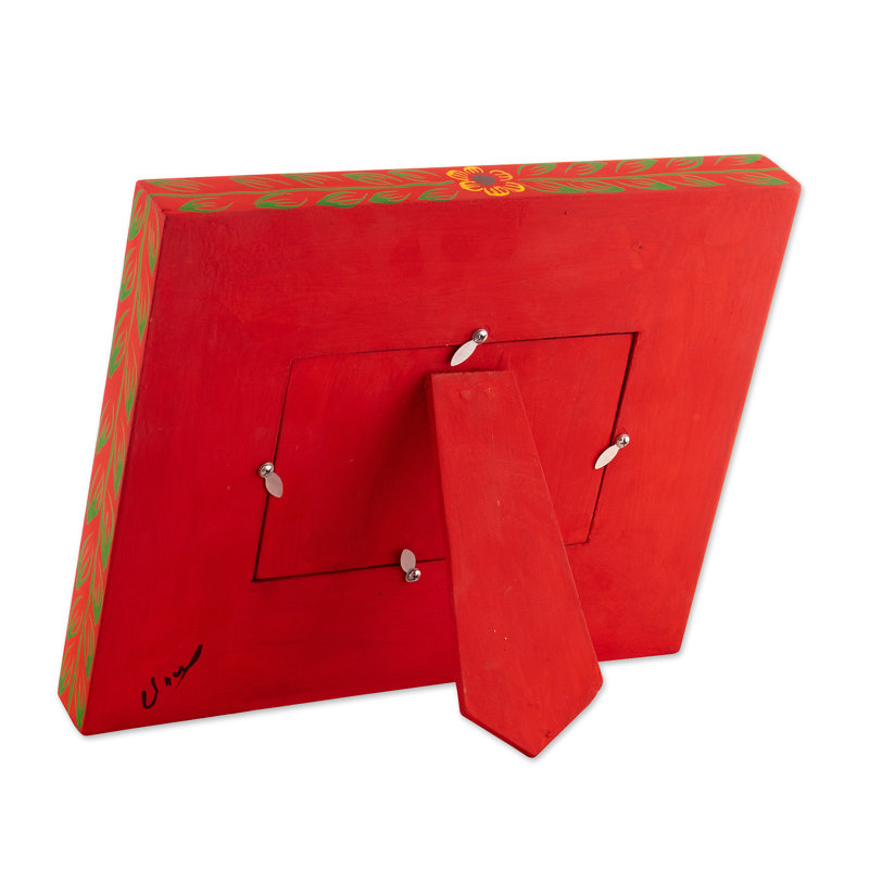 Floryn Red Solid Wood Picture Frame