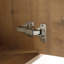 Meuble-lavabo mural avec lavabo double, charnière de porte à fermeture en douceur