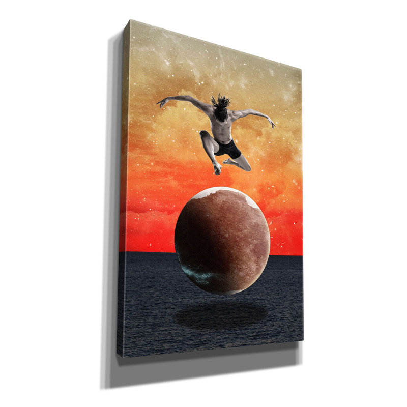 «Infinity» par Elo Marc, art mural sur toile, H 18 po x l 12 po x P 0,75 po