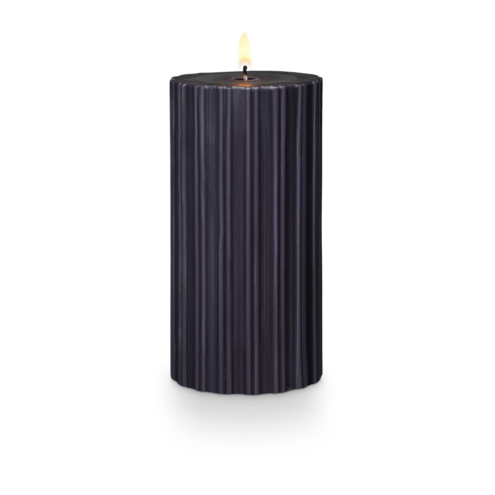 ILLUME Beautifully Done Medium Fragranced Pillar Candle, Blackberry Absinthe, Medium, Blackberry Absinthe