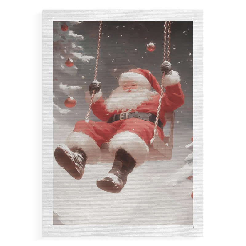 Art des Fêtes de Noël - série 2-LXIV - impression sur toile seulement - NON-CADRE, H 48 po x l 32 po