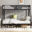 Space-Saving Twin XL Over Metal Bunk Bed, Noise-Free Sturdy Frame For Teens & Adults-353809976