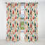Motif de forêt pastel couleurs I - Rideau floral - Rideau occultant floral - 1 panneau-107550782