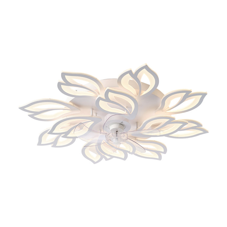 35.5'' 7 - Blade Dimmable LED Ceiling Fan with Remote Control and APP