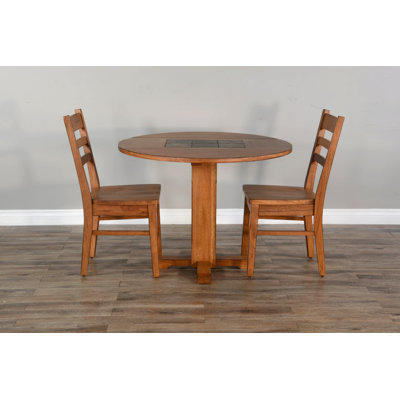 Round Small Drop Leaf Table Dining Set