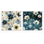Flavie - Ensemble de 2 collages carrés floraux-101853724-101853727