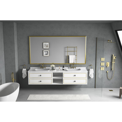 Miroir rectangulaire pour salle de bain