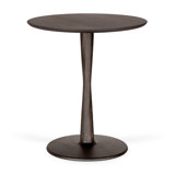 Torsion Round Oak Pedestal Dining Table