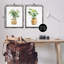 «Lush Houseplants in Wicker Pots», ensemble de 2 toiles flottantes encadrées par Lanie Loreth-1262741968-1262741971