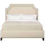 Audrey/Asher Queen Upholstered Low Profile Panel Bed