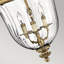 Baddesley 3 - Light Burnished Brass Urn Pendant