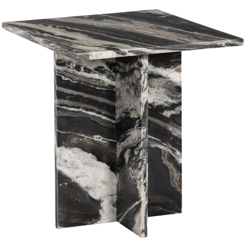 Table de bout Verona Cain, Noir