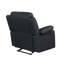 Fauteuil inclinable oscillant blanc avec DEL Blanche