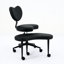 Chaise, chaise à pieds croisés sur roulettes, support lombaire de bureau, tabouret réglable, version améliorée, conception, employés de bureau Fidgety, solution de siège actif, bureau à domicile flexible, activer votre siège,