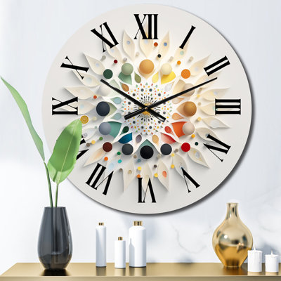 Horloge murale en métal