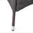Corsica Outdoor Dining Table – Woven PE Wicker, Powder-Coated Iron, Weather-Resistant (Table Only)