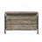 Antique Oak And Sandy Grey 5-Shelf Kitchen Island