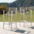 Outdoor 29.50" Rust-Proof Aluminum Barstools With PE Rattan Seat And Backrest, Set Of 2, Silver & Grey-85621920