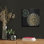 «Midnight Rosette 2» par Chariklia Zarris, art mural en métal